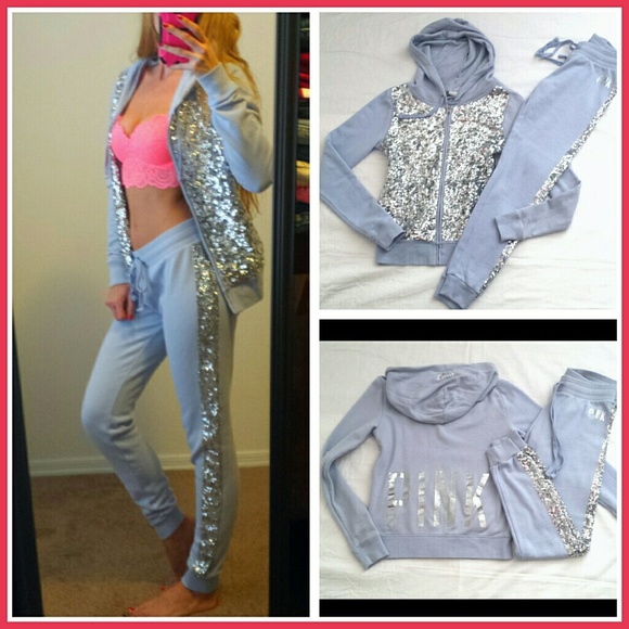 victoria secret skinny track pants